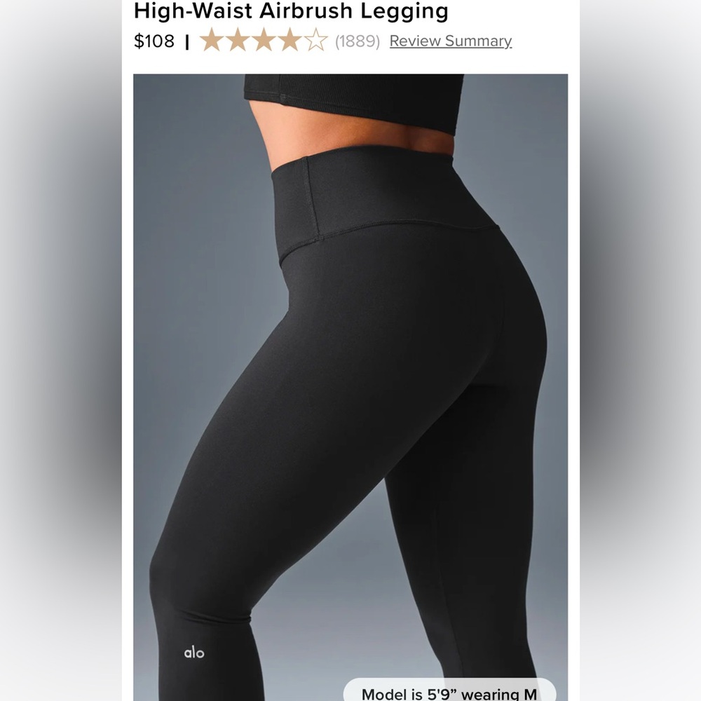 Alo High Waist Airbrush Legging